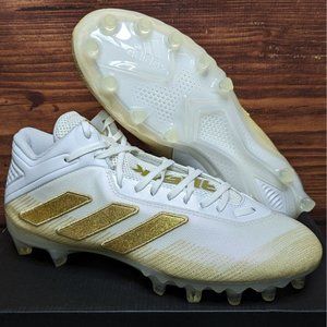 Adidas Freak Carbon 20 Men's 10.5 White Gold Metallic football cleats EH3461